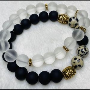 Vibration Bracelets | Stackable Set | Handmade |